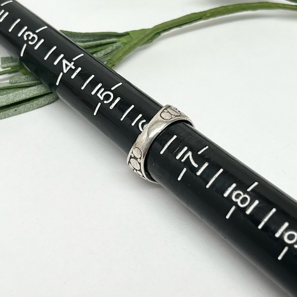 John Hardy .925 Ayu Leaf Dot Ring Size 6 - Picture 7 of 7